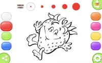 Paint Coloring Fruits: Preschool Games: lol color Screen Shot 0