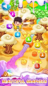 Candy Friends: Holiday - Match 3 Puzzle Free Games Screen Shot 2