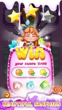 Candy Friends: Holiday - Match 3 Puzzle Free Games Screen Shot 6
