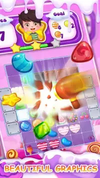 Candy Friends: Holiday - Match 3 Puzzle Free Games Screen Shot 4