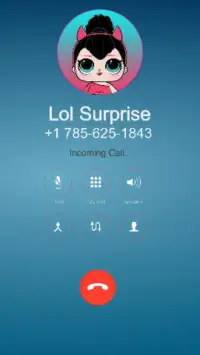 LOL Dolls Surprise fake call Pocket Screen Shot 0