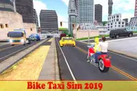 Bike Taxi Rider Sim 2019 Screen Shot 8