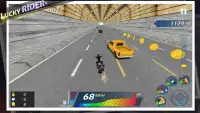 Lucky Rider - Crazy Moto Racing Game Screen Shot 9