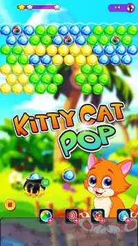 Kitty Cat POP Bubble Shoot Screen Shot 0