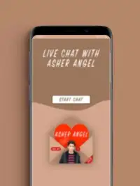 Live Chat with Asher Angel Simulation Screen Shot 6
