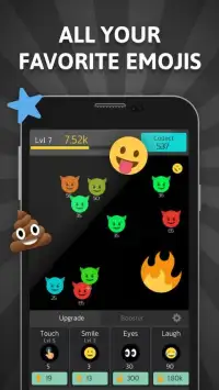 Emoji Bounce - Idle Smiley Screen Shot 1