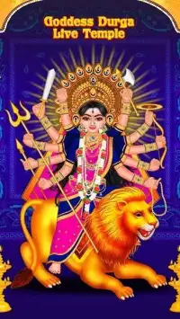 Goddess Durga Live Temple : Navratri Special Screen Shot 0