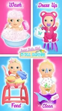 Sweet Baby Girl Doll House - Play, Care & Bed Time Screen Shot 29