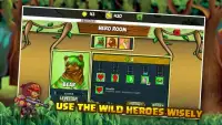 Jungle Heroes TD - Wild Animals Tower Defense War Screen Shot 8