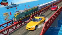 Car Vs Train - Racing Games Screen Shot 7