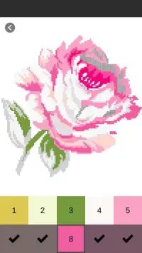 Flower Color By Number: Pixel Art Flower Screen Shot 3
