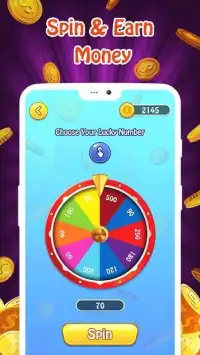 Spin and Win - Earn Daily Cash Screen Shot 1