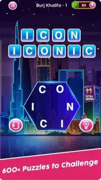 Iconic Word City Game: Swipe, Connect & Make Words Screen Shot 8