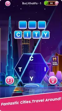 Iconic Word City Game: Swipe, Connect & Make Words Screen Shot 13