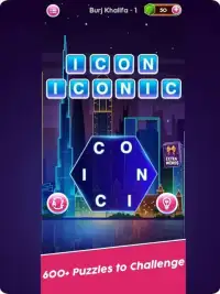 Iconic Word City Game: Swipe, Connect & Make Words Screen Shot 6