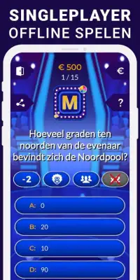 Miljonair 2019 - Nederlands Online Trivia Quiz Screen Shot 3