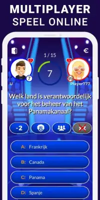 Miljonair 2019 - Nederlands Online Trivia Quiz Screen Shot 4