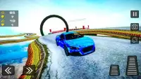 Extreme GT Racing Impossible Sky Ramp New Stunts Screen Shot 2