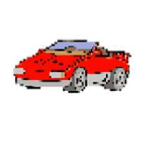 Pixel Art: Coloring Cars by Number