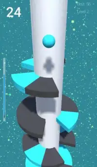 Helix Jump Spiral Ball Balance Screen Shot 1