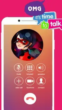 Chat With * Ladybug Miraculous Live - Prank Screen Shot 1