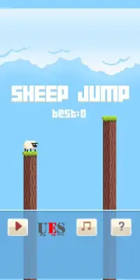 Jumpy Sheep - A funny sheep jumping game Screen Shot 1