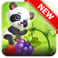 Fruit Master : Baby Panda Shoot Fruit Bubbles