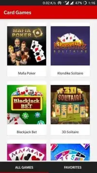 Card Games Free - Gin Rummy, Solitaire, Blackjack Screen Shot 3