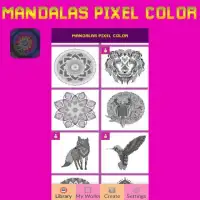 Mandalas Art Pixel Color By Number Screen Shot 5