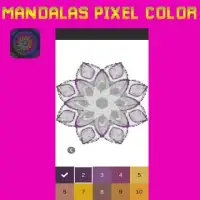 Mandalas Art Pixel Color By Number Screen Shot 2