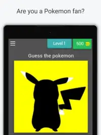 Name the Pokemon - Unofficial Pokemon Quiz Trivia Screen Shot 7