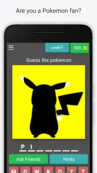 Name the Pokemon - Unofficial Pokemon Quiz Trivia Screen Shot 11