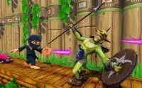 Stickman Ninja Kid Jungle Warrior Screen Shot 4