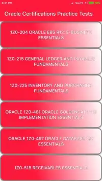 Oracle Certifications Practice Tests - Pro (Free) Screen Shot 7