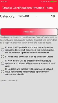 Oracle Certifications Practice Tests - Pro (Free) Screen Shot 1