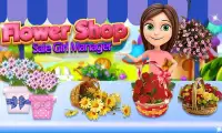 Rose Flower Shop Girl: Manager and Cashier Screen Shot 1