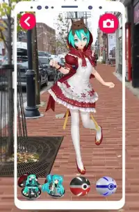 PocketGirl Vocaloid AR Dance Anime Hatsune Miku Screen Shot 0