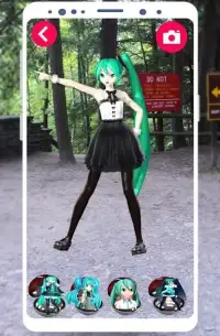 PocketGirl Vocaloid AR Dance Anime Hatsune Miku Screen Shot 1