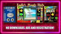 Lady's Magic Slots Screen Shot 8