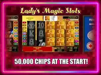 Lady's Magic Slots Screen Shot 1
