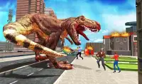 Wild Dino Simulator City Attack: Dinosaur Battle Screen Shot 1