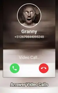 Granny Video Call Simulator Screen Shot 2