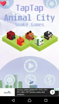 Tap Tap Animal City - Snake Games Screen Shot 4