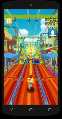 Subway Train Surf Rush 3D Screen Shot 4