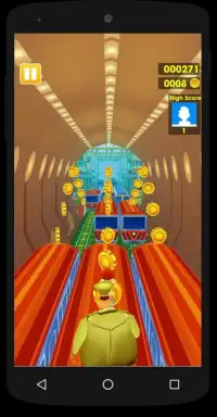 Subway Train Surf Rush 3D Screen Shot 2