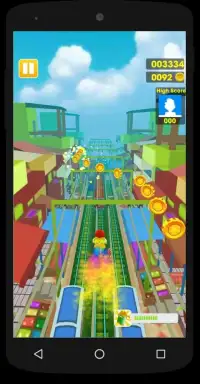 Subway Train Surf Rush 3D Screen Shot 1