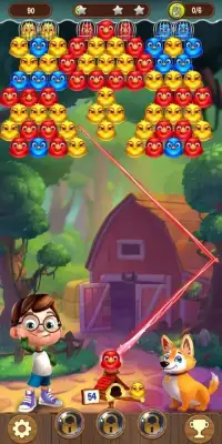 Bubble Bird Shooter - Color Bubble Game Screen Shot 8