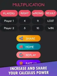 Math Guru: 2 Player Math Game Screen Shot 0
