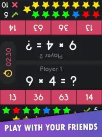 Math Guru: 2 Player Math Game Screen Shot 1
