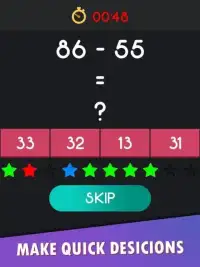Math Guru: 2 Player Math Game Screen Shot 2